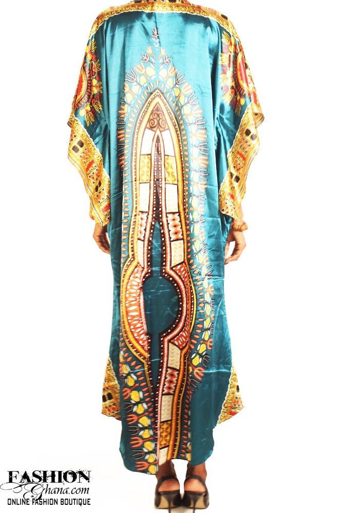 Silk Angelina Print / Dashiki Kaftan | FashionGHANA.com: 100% African ...