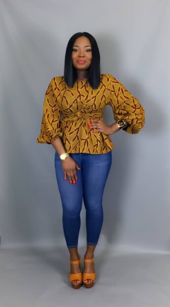 African Prints Top And Jeans Styles To Rock This Weekend! - Fashion GHANA