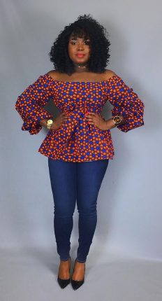 African Prints Top And Jeans Styles To Rock This Weekend! - Fashion GHANA