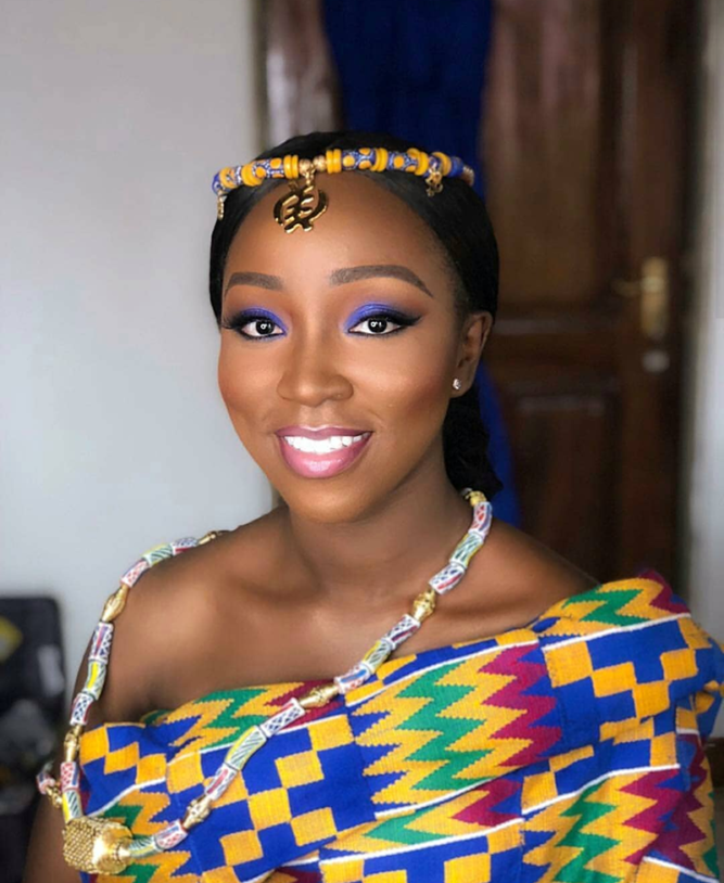 PICS: Adorable Ghanaian Brides That Recently Slayed In Beautiful Kente ...