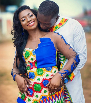 PICS: Adorable Ghanaian Brides That Recently Slayed In Beautiful Kente ...