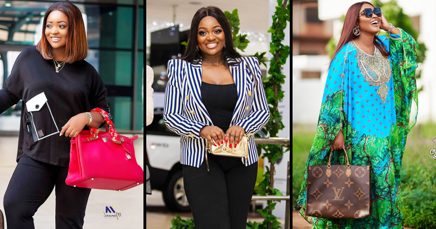 VIDEO: Watch Jackie Appiah Show Off Her Top 60 High Fashion Bags From ...