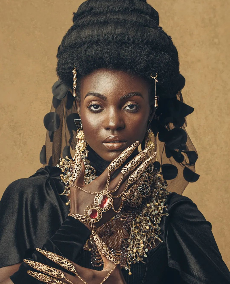 #HOTSHOTS: Ghanaian Stylist Da Therapizt & Model Kezia Bring Medieval ...