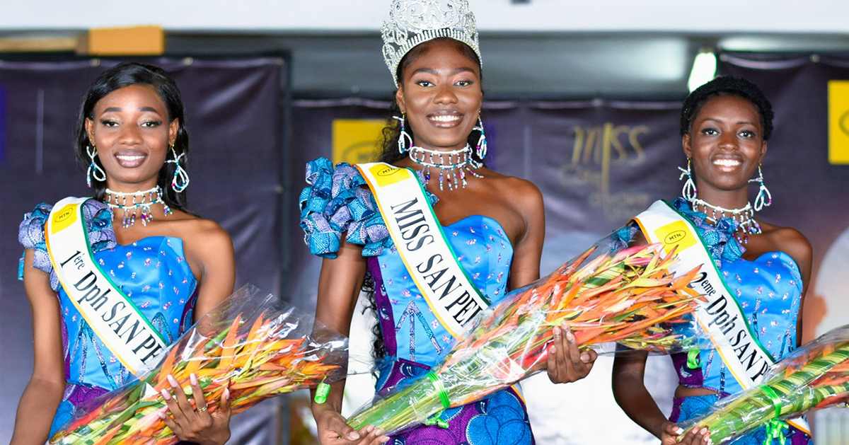 Miss Cote d’Ivorie Beauty Pageant Bans Weaves & Wigs From The Competition; Natural Beauty Only!