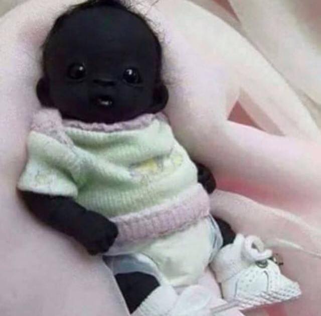 ugly black baby